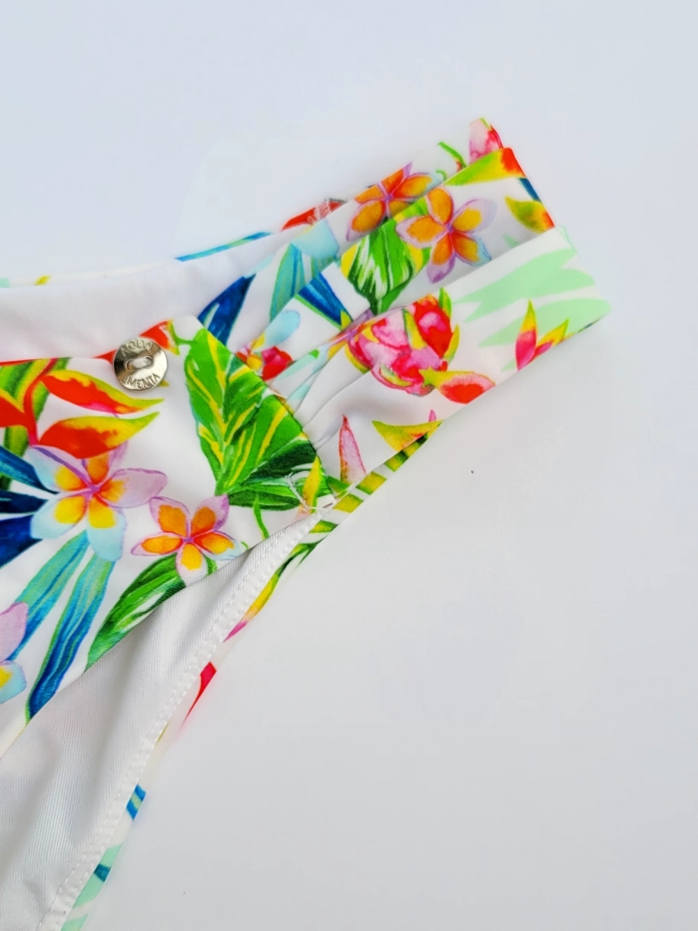 Agua Menta Tropical Floral Bikini Set Size Small Runs Small - Picture 6 of 15